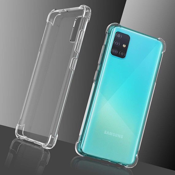 Samsung Galaxy A71 CaseUp Titan Crystal Şeffaf Kılıf 5